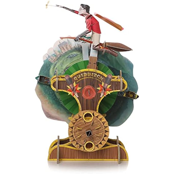 CARDBOARD MOVING MECHANICAL QUIDDITCH MODEL - Image 1